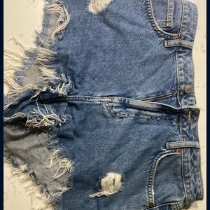 Forever 21 Light Blue Denim Shorts